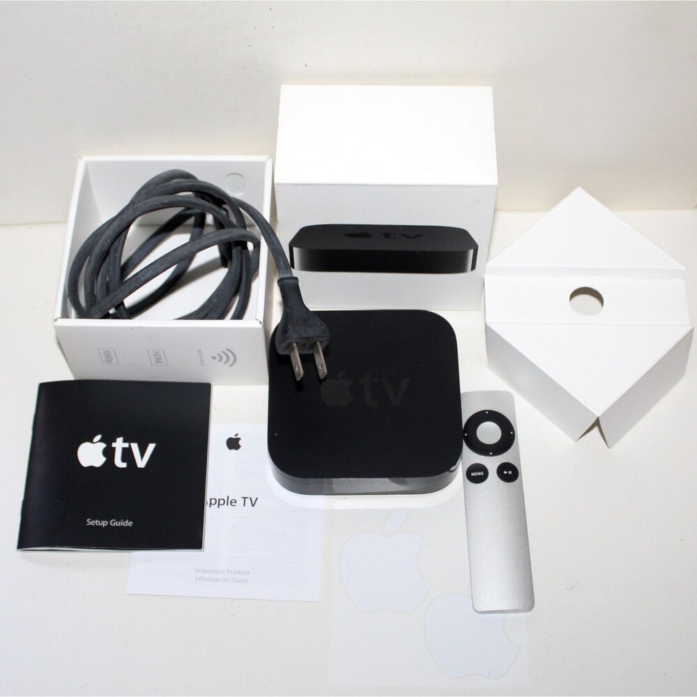 Apple TV 3rd Generation A1469 1080p Media Streamer with remote + packaging